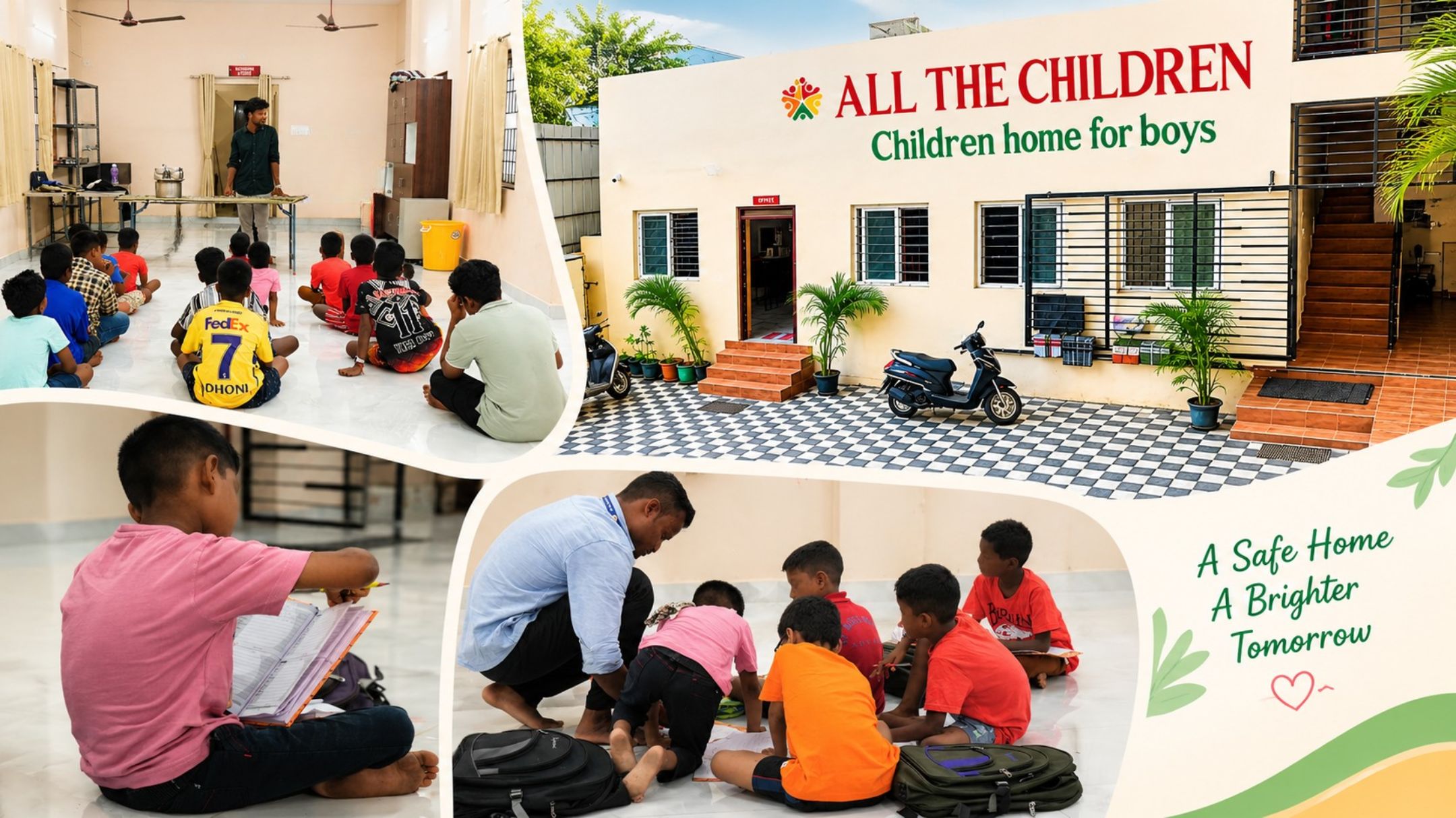 Vyasarpadi Children Home Chennai Banner